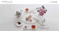 Desktop Screenshot of maisondesilk.com
